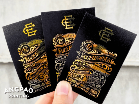 สติ๊กเกอร์ฟอล์ทองหมึก uv