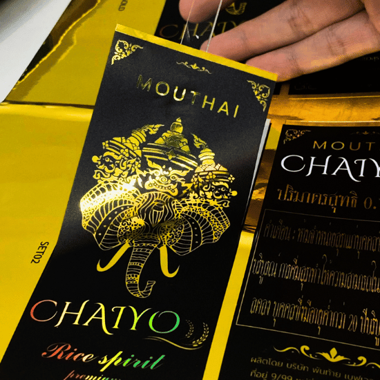 สติ๊กเกอร์ฟอยล์เงิน ฟอยล์ทอง 